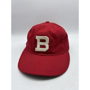 Brooklyn Bushwicks Hat Adult Red J Crew Strapback Baseball Ebbets Field 1949 USA